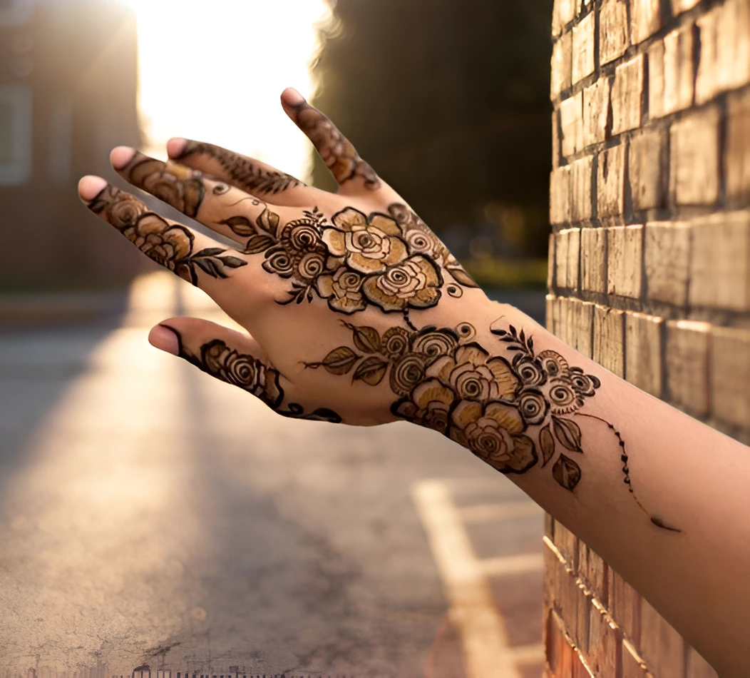 back hand mehndi designs