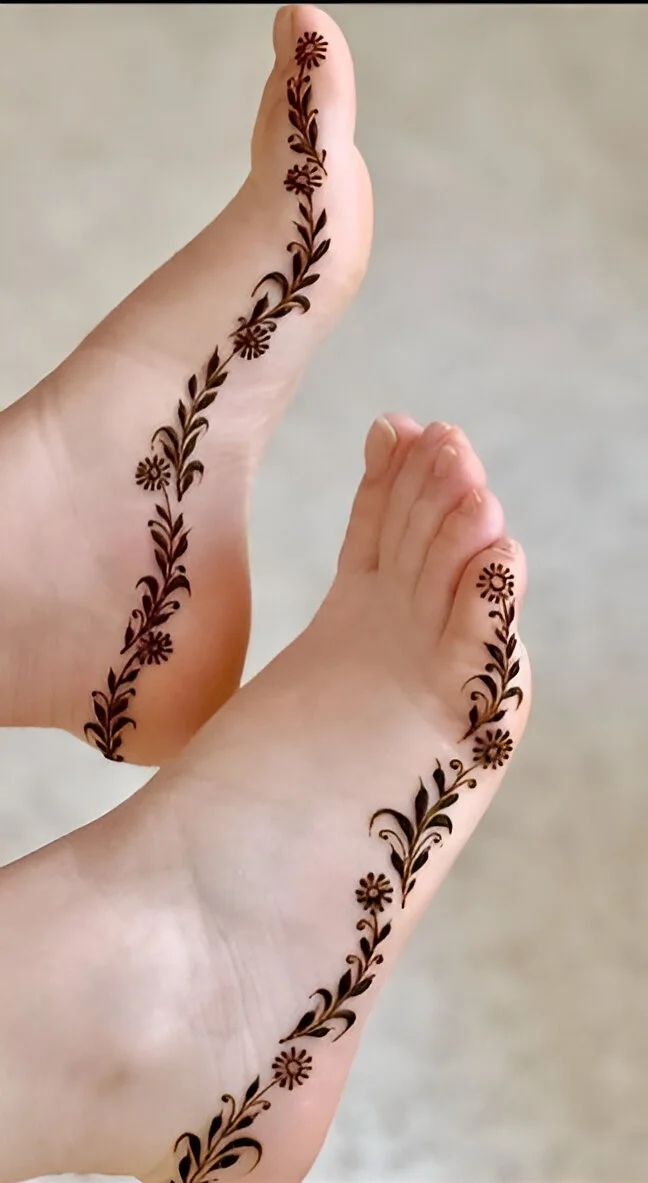 Foot mehndiii designs