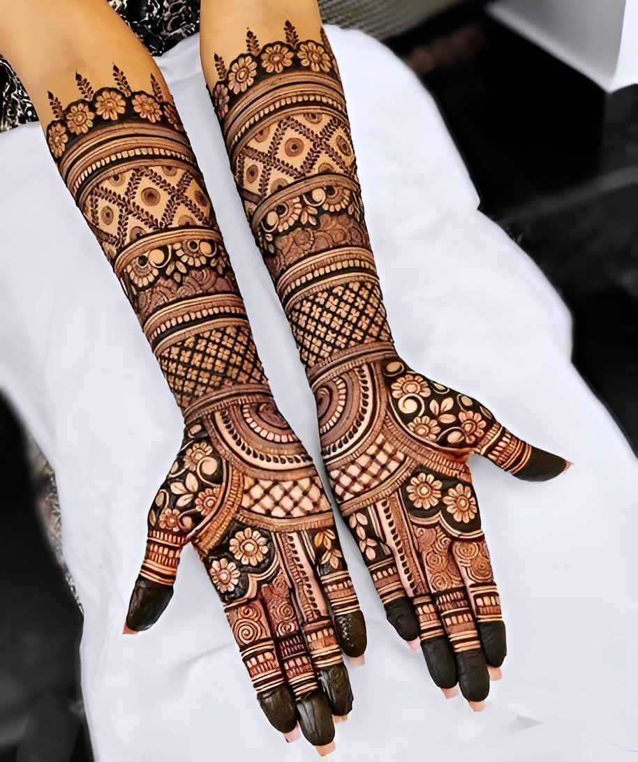 Full Hand Mehndi Design