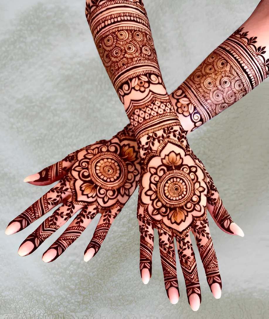 Full Hand Mehndi Designss