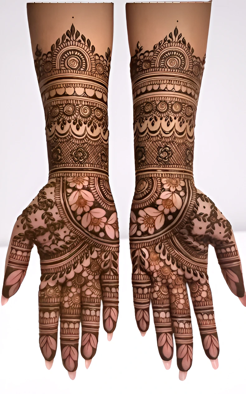 Full Hand Mehndii Design