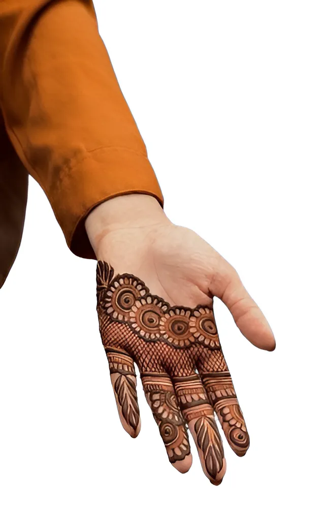 mehndi design men